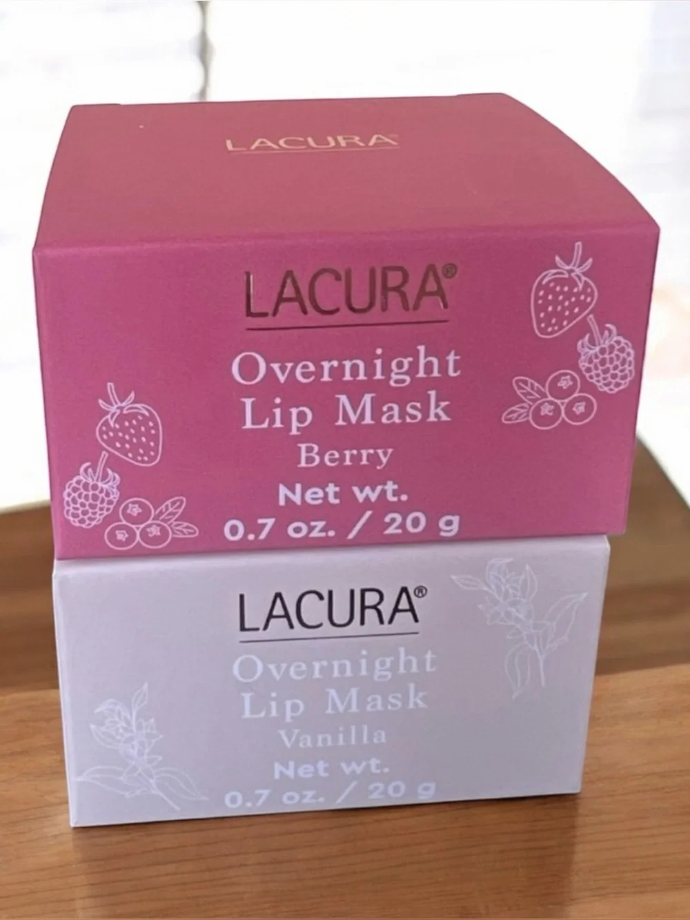 LaCura Overnight Lip Mask Berry and Vanilla